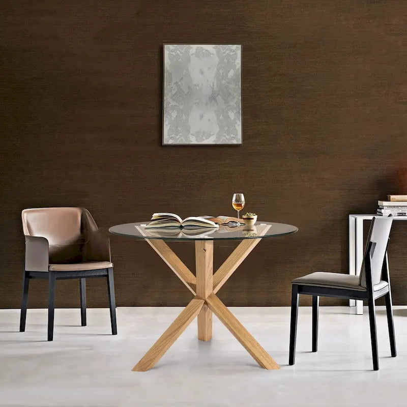  Kennedy 37.4 inch Round Dining Table