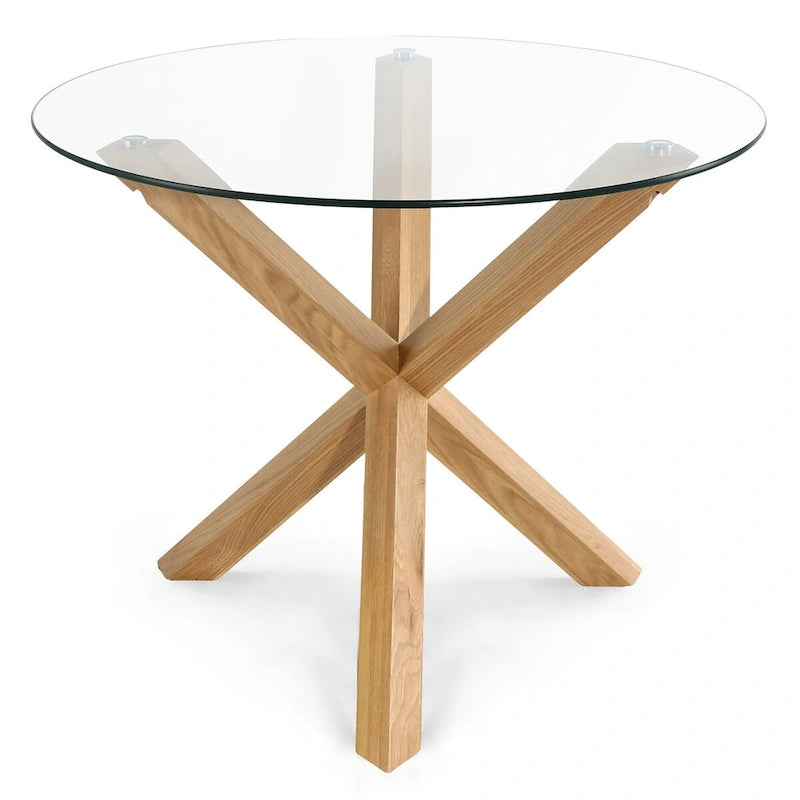 Table à manger ronde Kennedy de 37,4 pouces