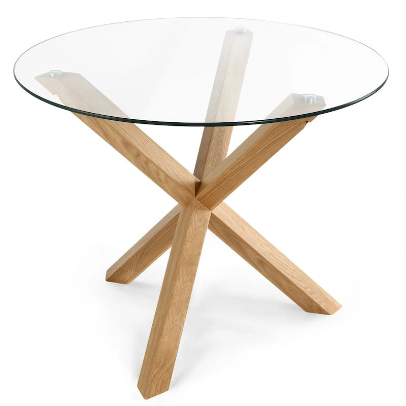 Table à manger ronde Kennedy de 37,4 pouces