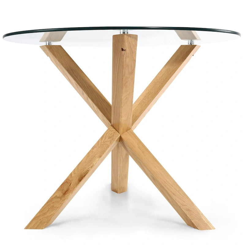 Table à manger ronde Kennedy de 37,4 pouces