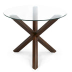 Table à manger ronde Kennedy de 37,4 pouces