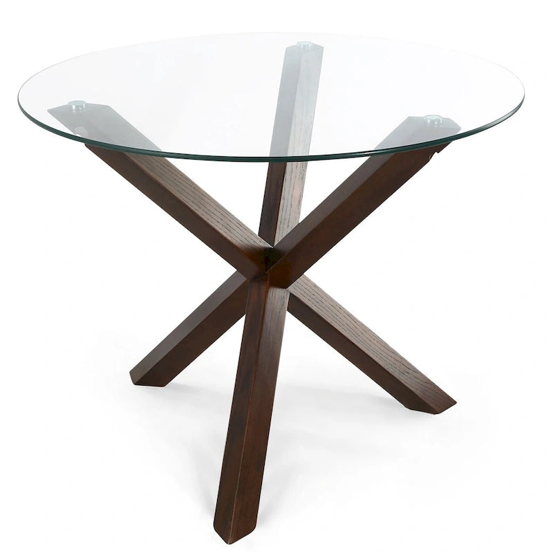 Table à manger ronde Kennedy de 37,4 pouces