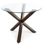 Table à manger ronde Kennedy de 37,4 pouces