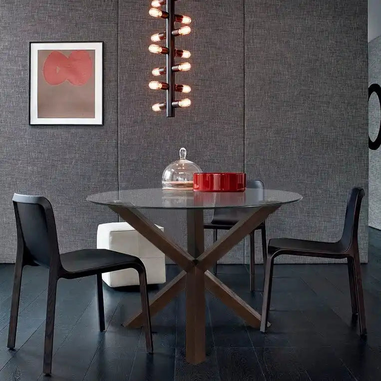 Table à manger ronde Kennedy de 37,4 pouces