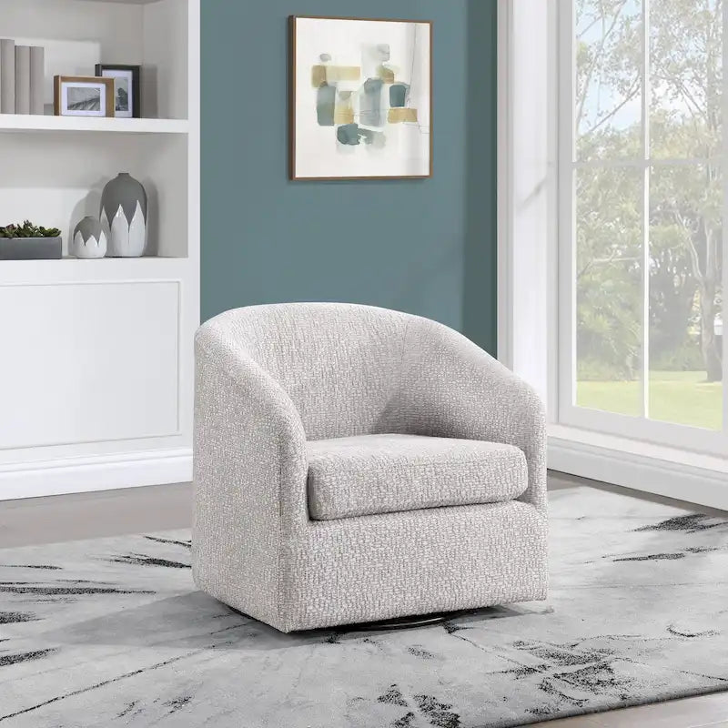 Fauteuil pivotant Parker en Sterling