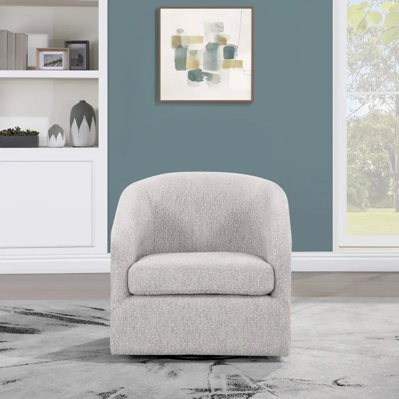 Fauteuil pivotant Parker en Sterling