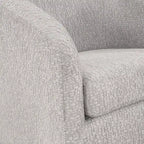 Fauteuil pivotant Parker en Sterling
