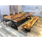 Sundaland 118 Grande Table à manger Live Edge