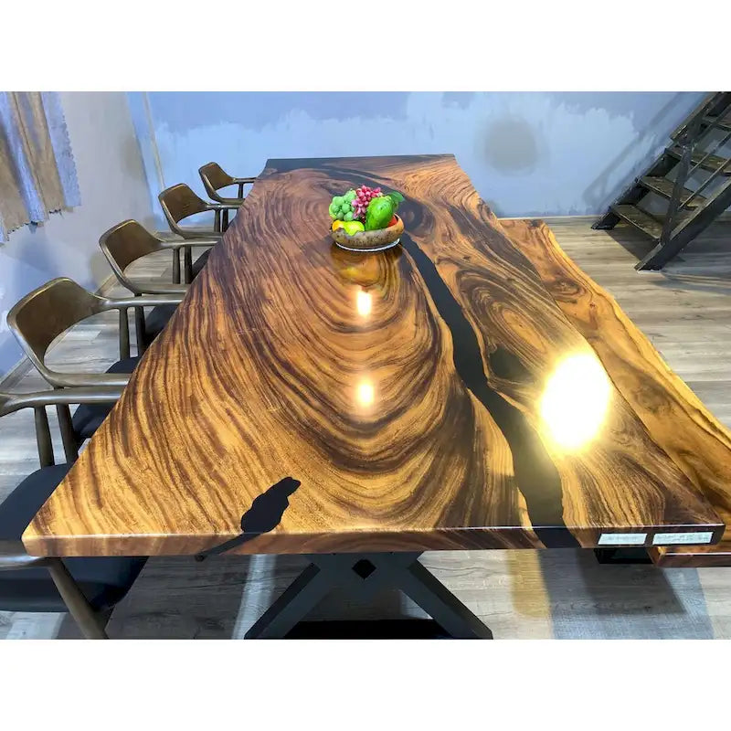 Sundaland 118 Grande Table à manger Live Edge