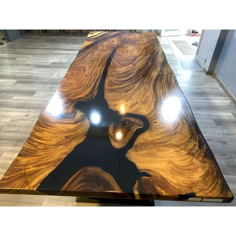 Sundaland 118 Grande Table à manger Live Edge