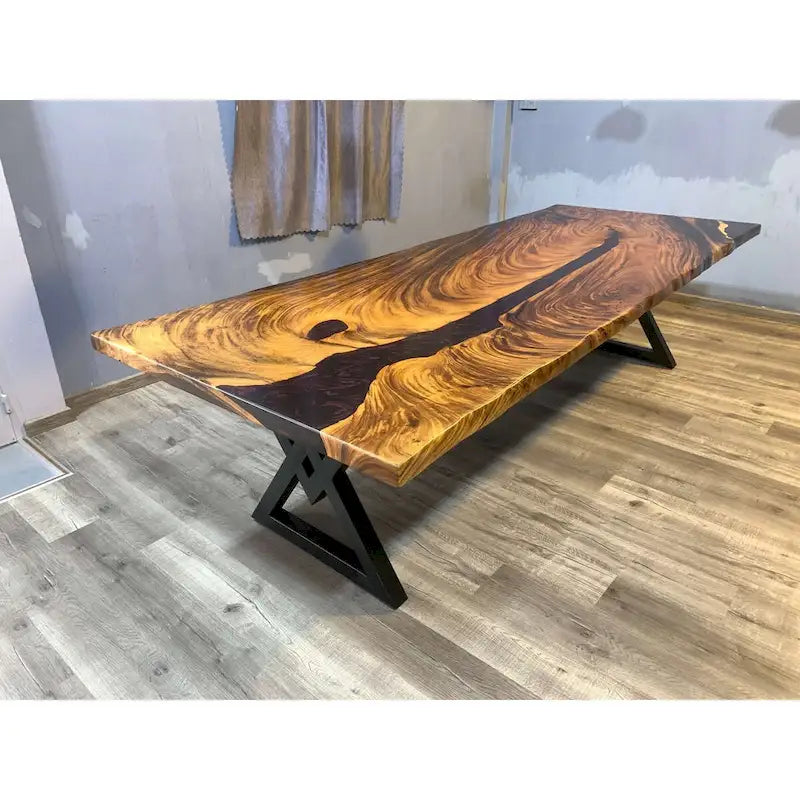 Sundaland 118 Grande Table à manger Live Edge