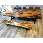Sundaland 118 Grande Table à manger Live Edge