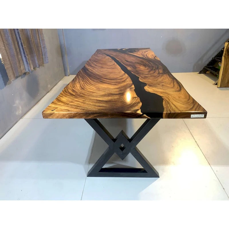 Sundaland 118 Grande Table à manger Live Edge