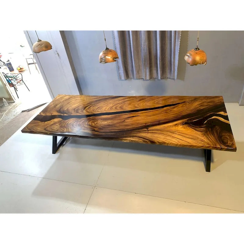 Sundaland 118 Grande Table à manger Live Edge